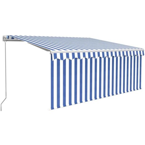 vidaXL Tenda da Sole Retrattile Manuale con LED 3x2,5m Antracite