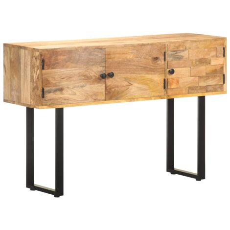 vidaXL Credenza 172x35x80 cm in Legno Massello di Mango