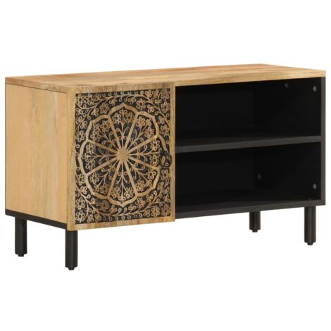Mobile TV 105x33x46 cm Legno massello di mango | Leroy Merlin