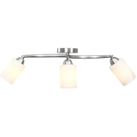LAMPADA DA SOFFITTO ASTRERIA NERA 2 PARALUME BIANCO PIATTO E27
