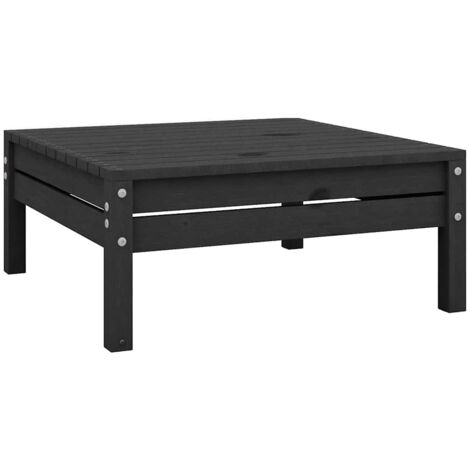 VIDAXL - Poggiapiedi Nero 70x55x41 Cm In Velluto - ePRICE