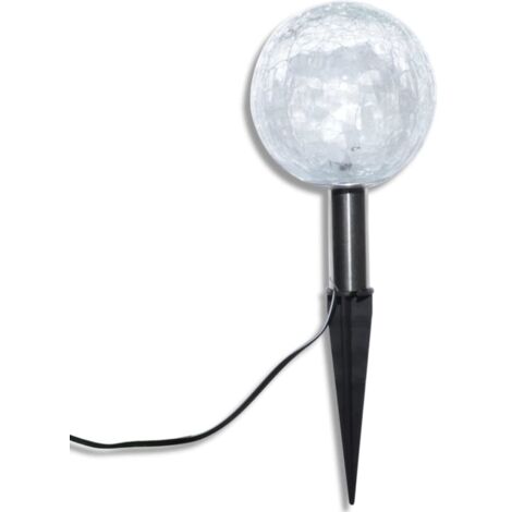vidaXL Lampioncini Solari a LED 3 pz con Picchetti e Pannelli Solari