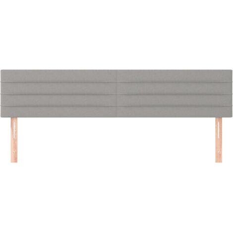 Têtes de lit 2 pcs Crème 100x5x78/88 cm Similicuir