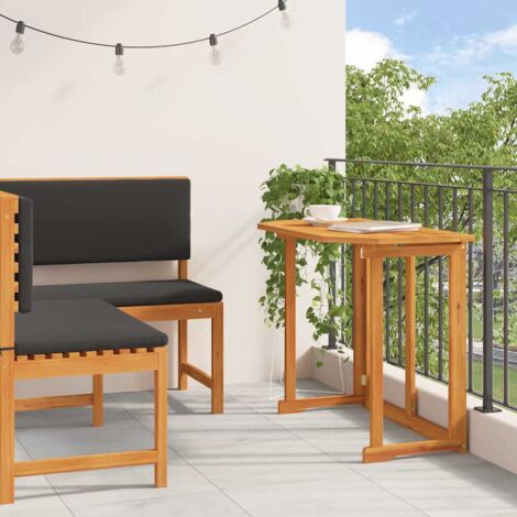vidaXL Panchina da Giardino 125 cm Legno Massello di Acacia