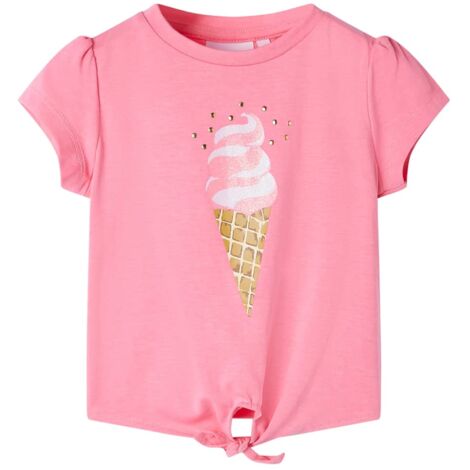 Varsany Maglietta Bambina Con Stelle Cristallizzate – T-shirt In Cotone Rosa Baby O Hot Pink, Personalizzabile Con Nome, Taglia 9-11 Anni - 4