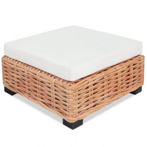 vidaXL Set Divano 16 pz in Rattan Naturale