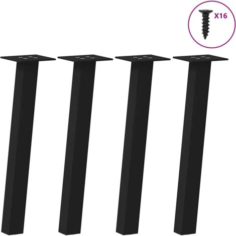 Gambe Per Tavolino Da Caffè 45,7 Cm, Set Di 4 Piedini In Metallo, Istruzioni Di Montaggio Incluse - 2