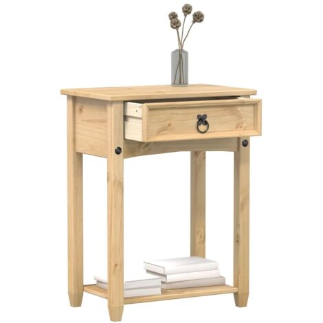 vidaXL Tavolino da CaffĂ© Legno Pino Messicano Corona Range 100x55x44cm