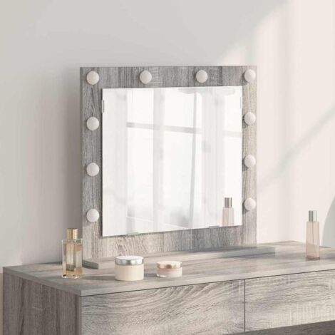 VidaXL Specchio Da Bagno Con Luci LED 90x60 Cm - IP65 Impermeabile, Spessore 4mm, Alimentazione USB, Facile Installazione Con Ganci - 5
