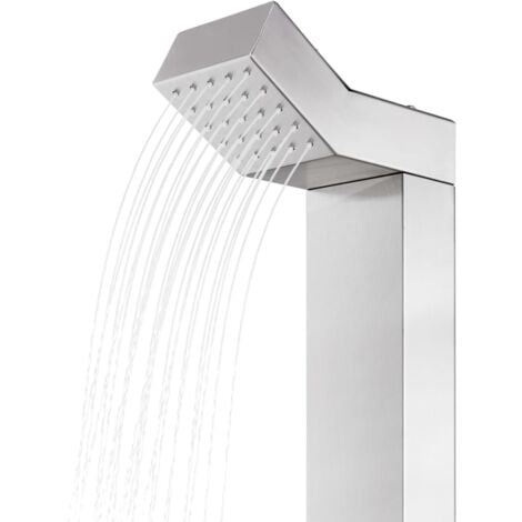 vidaXL Doccia da Giardino 220 cm in Acciaio Inossidabile