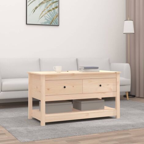 vidaXL Tavolino da Salotto 45x45x40 cm Legno Massello di Pino