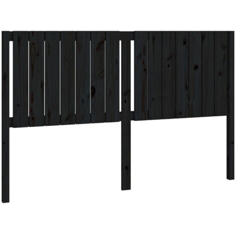 Testiera Per Letto In Legno Massello Di Pino - Bianco, Misure 165.5x4x100 Cm | Design Rustico, Supporto Per Schiena, Facile Da Montare