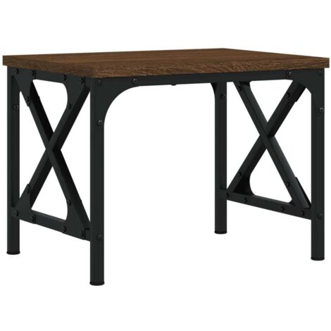 Supporto Per Stampante Con Ruote VidaXL, Nero Opaco 41x32x34,5 Cm, 3 Ripiani In Legno Ingegnerizzato, Facile Da Spostare - 2