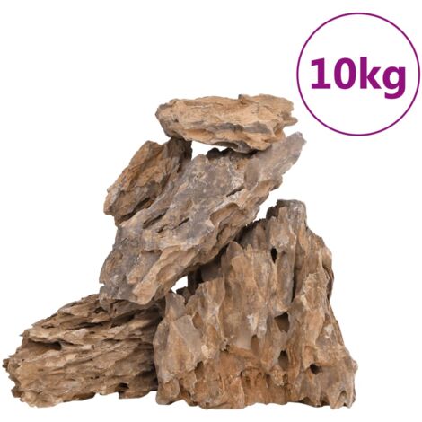 VidaXL Rocce Vulcaniche Rosse 10 Kg – Pezzi Da 10–30 Cm Per Acquari, Giardini E Filtri Naturali