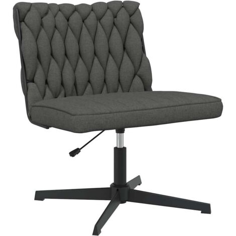 Sedia Da Ufficio, RATTANTREE Sedia Ergonomica Girevole Con Braccioli Altezza Regolabile Adatta Per Gioco In Ufficio Grigio Scuro 93541479