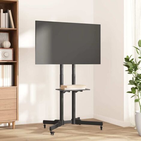 Supporto Per Monitor E TV In Rovere - Stand Elegante Con Ripiano Basso - Foto 3