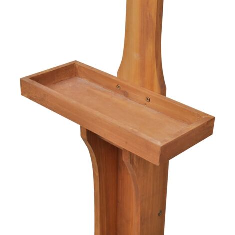 vidaXL Doccia da Giardino in Legno