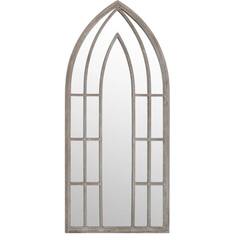 vidaXL Specchio Sabbia 100x45 cm Ferro per Uso Interno