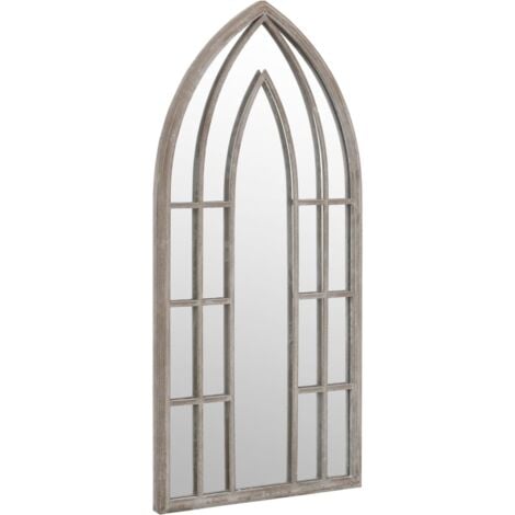vidaXL Specchio Sabbia 100x45 cm Ferro per Uso Interno