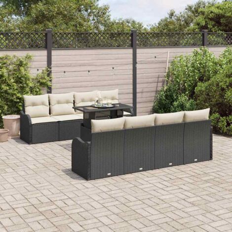 vidaXL Divano Modulare con Cuscini Grigio Chiaro