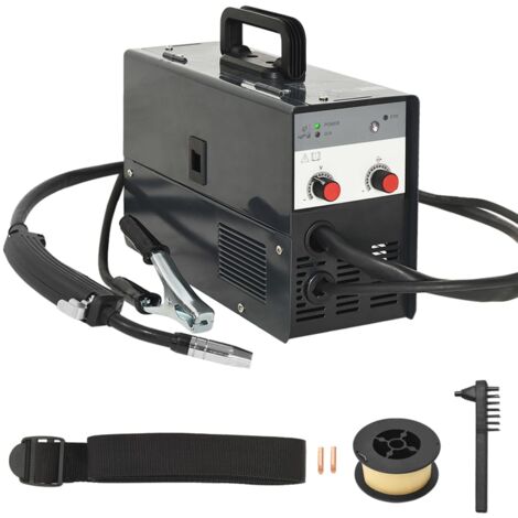 VEVOR Stazione Saldatura MIG Corrente Uscita 130 A, Saldatrice MIG Sinergica Portatile Multiprocesso Senza Gas Saldatrice Mma Lift Tig 3 In 1 Saldatrice Con Tecnologia Igbt Inverter Schermo Digitale 88727607