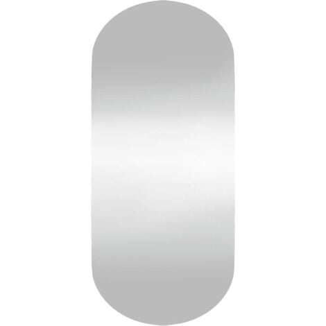 vidaXL Specchio da Parete 40x90 cm Vetro Ovale