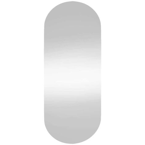 vidaXL Specchio da Parete 40x90 cm Vetro Ovale