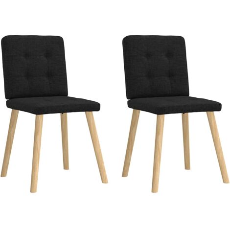 VidaXL Sedie Da Bar 2 Pezzi In Legno Hevea Massello E Tessuto Grigio – Con Poggiapiedi, 112 Cm - 3
