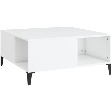 vidaXL Tavolino Salotto Grigio Cemento 80x80x36,5 cm
