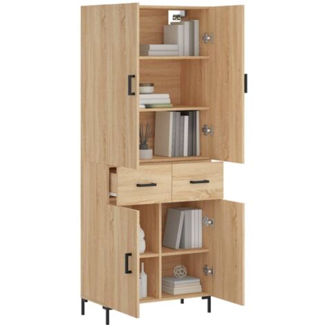 Credenza In Legno Massello Di Pino VidaXL: Compatta E Pratica Per Ogni Stanza