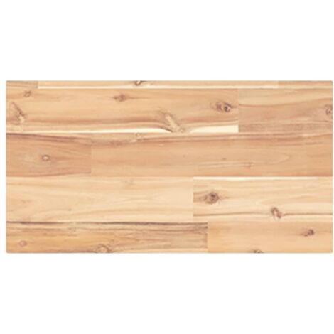 Piano Tavolo | Piano Scrivania 140x50x3,8 cm Ovale in Legno Massello di