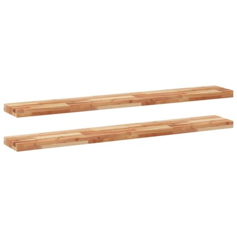 BGMG Mensole galleggianti in legno, 61 cm, ampie mensole rustiche da