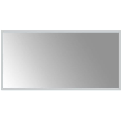 VidaXL Specchio Da Bagno Con Luci LED 90x60 Cm - IP65 Impermeabile, Spessore 4mm, Alimentazione USB, Facile Installazione Con Ganci - 2