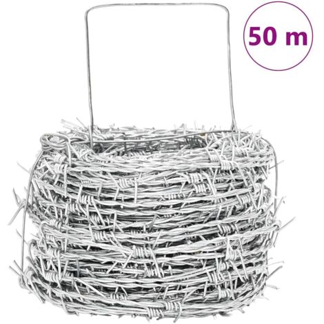 Filo Spinato Concertina Elicoidale 60 M – Acciaio Zincato, Diametro Bobina 30 Cm, Per Recinzione Esterna
