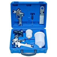 Pistola Sabbiatrice Wiltec Con 4 Ugelli Ceramica - Per Aria Compressa 2-8 Bar, Ideale Per Pulizia Metalli