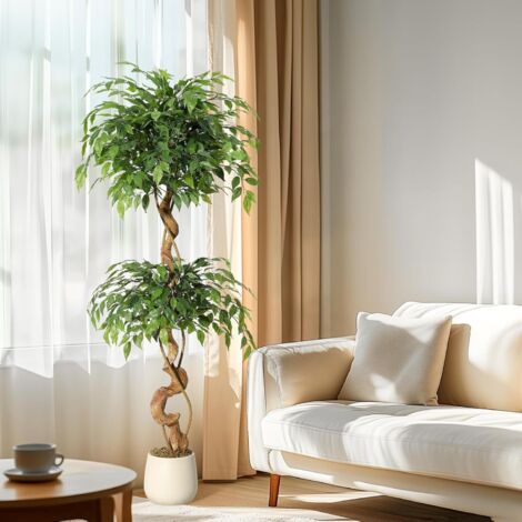 Kunstbaum 1.5m große künstliche Ficus-Bäume, künstliche Pflanzen