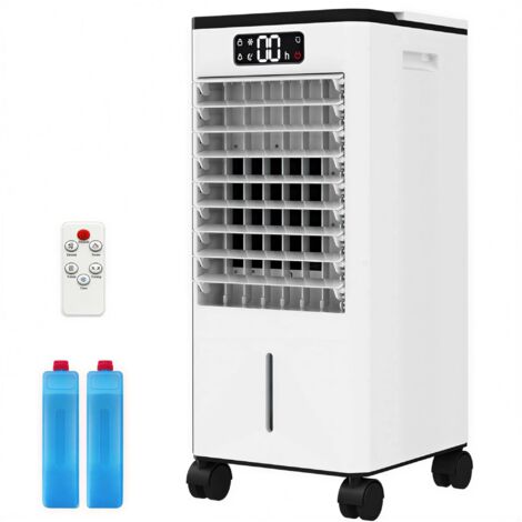 Mobiles Klimagerät 3-in-1 – Ventilator, Klimaanlage & Luftbefeuchter – 7L Tank, 12h Timer, 120° Oszillation