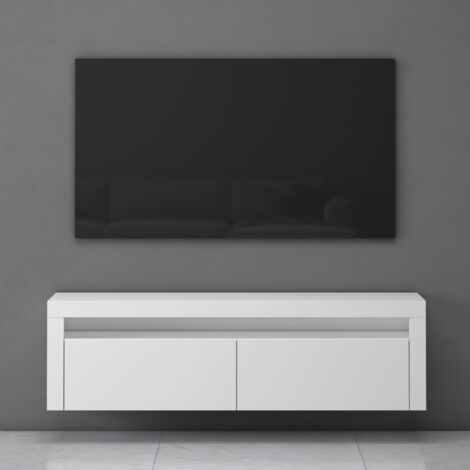 Mai & Mai Fernsehschrank TV Schrank Lowboard Hängeschrank 2 Türen mit Soft-Close Fernsehtisch für Wohnzimmer in matt Weiß BTH: 160x40x46 cm Fernsehschrank01 (1/5)