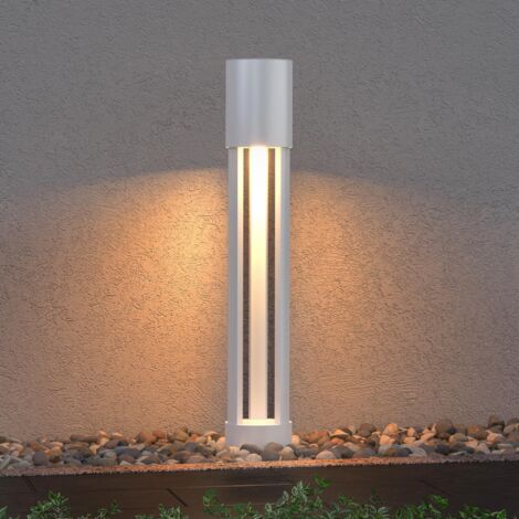 Mai & Mai Außenleuchte ⌀120xH700mm IP65 Wegeleuchte Außen Pollerleuchte für Garten, 3000K Stehlampe Gartenlampe Außenlampe Standleuchte Sandweiß 10W NeoForge