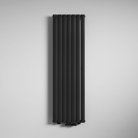 Mai & Mai Badheizkörper flach 180x54cm in Anthrazit Mittelanschluss Paneelheizkörper Vertikal Badheizung Einlagig aus Stahl