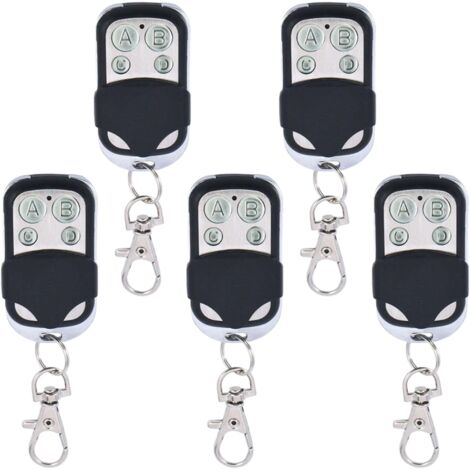 Telecomando Universale - Clonazione Di Portachiavi Per Apriporta Da Garage E Cancello Elettrico Portachiavi Di Ricambio 433 Mhz 5 Pezzi 98311091 - Foto 2