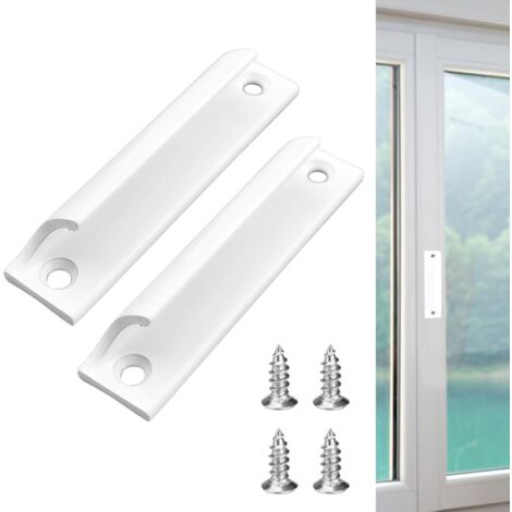 Maniglia Balcone Regolabile Maniglia Bianca Per Porte Finestre - Universale Per Infissi In Plastica Maniglia Bianca Universale