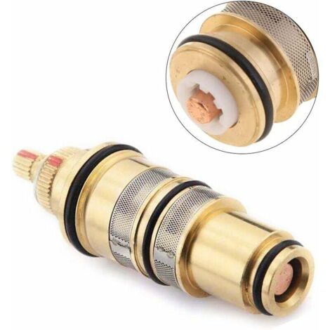 Componente Per Pannelli Doccia E Vasca Cartuccia Termostatica Per Miscelatore – Unità Di Controllo Temperatura Con Gambo Ottone, Ricambio 94282000, Compatibile Hansgrohe Componente Per Pannelli Doccia E Vasca Cartuccia Termostatica Per Miscelatore – Unità Di Controllo Temperatura Con Gambo Ottone, Ricambio 94282000, Compatibile Hansgrohe