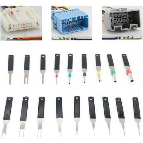Set 26 Pezzi Strumenti Rimozione Terminali Auto | Estrattori Pin E Connettori - Per Riparazioni