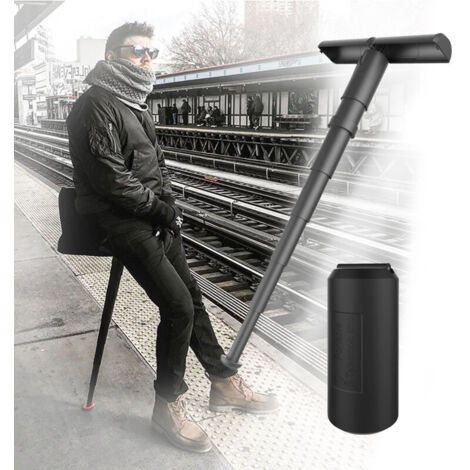 Sgabello Pieghevole HTRTRR - Regolabile 10-45cm, Portatile, Carico 200kg, Per Outdoor - Foto 9