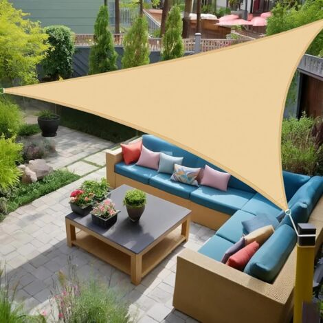 Tenda Da Sole Vela Per Giardino, Patio, Piscina - Blocco UV 98%, Impermeabile, Forme Multiple - Foto 3