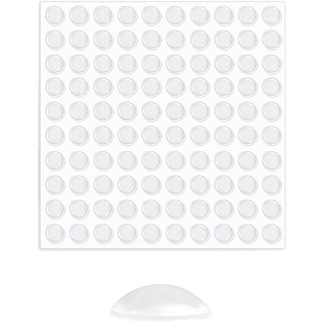 Kit De 56 Topes De Silicona Transparentes Autoadhesivos - Para Proteger Muebles Y Reducir Ruidos
