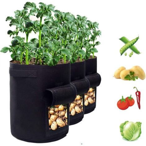 Bolsas De Plantación Duraderas, 100 Piezas De Bolsas Gruesas | Meses