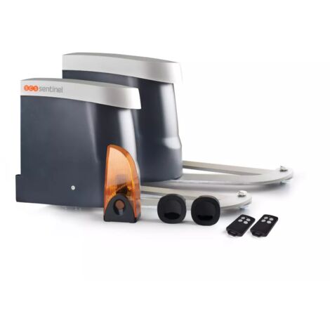 Scs Sentinel – Kit de motorisation de portail 24V – Bras articulés pour portails jusqu'à 5m et 500kg – Installation rapide avec télécommandes et photocellules