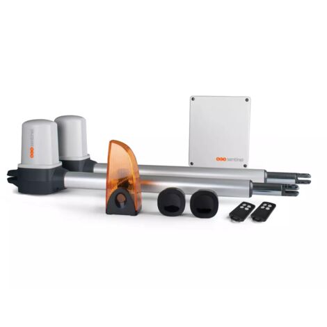 Scs Sentinel – Kit de motorisation de portail 24V à vérins – Charge max 400 kg – Longueur max 2 m – Ouverture intérieure/extérieure – Moteur silencieux